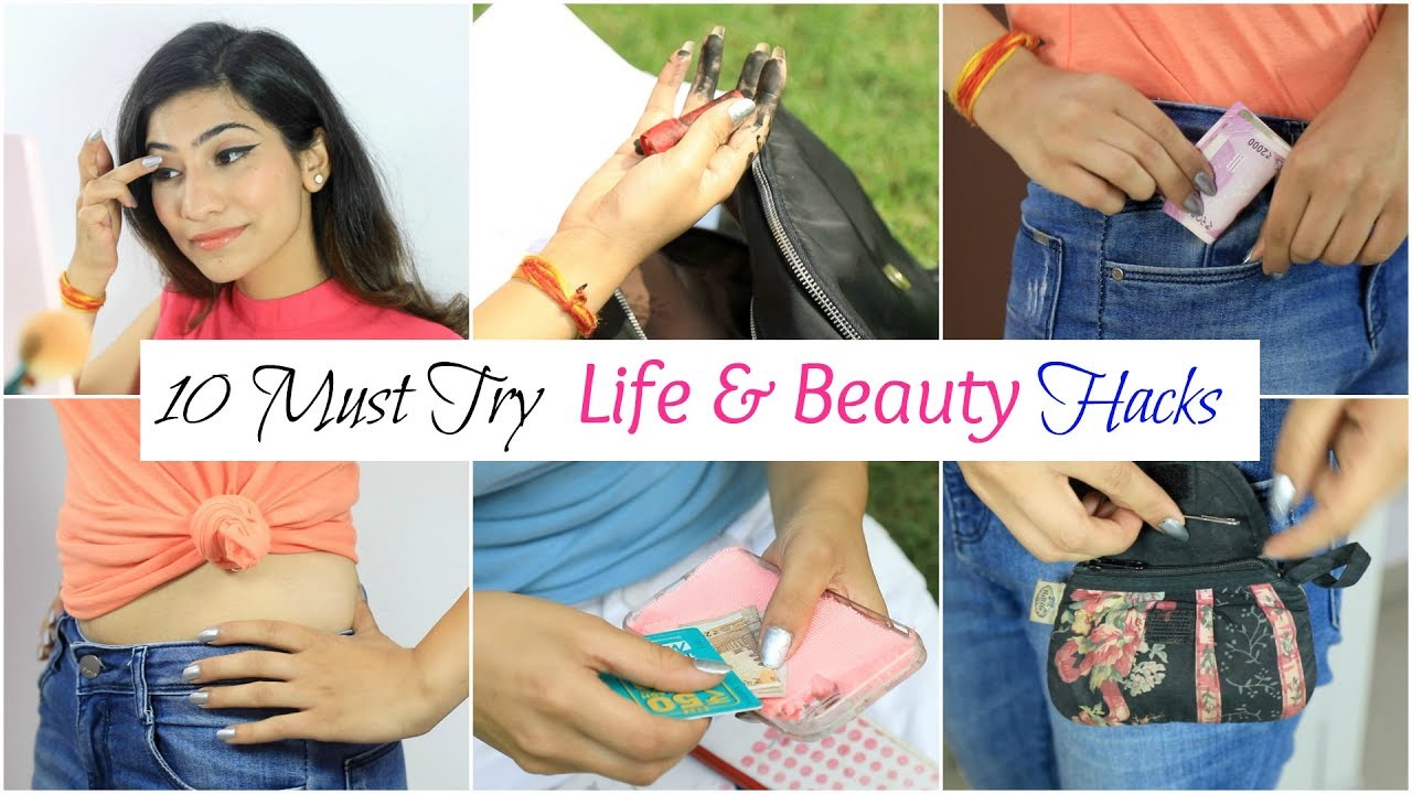 10 MUST Try LIFE & BEAUTY Hacks College & School Girls Anaysa